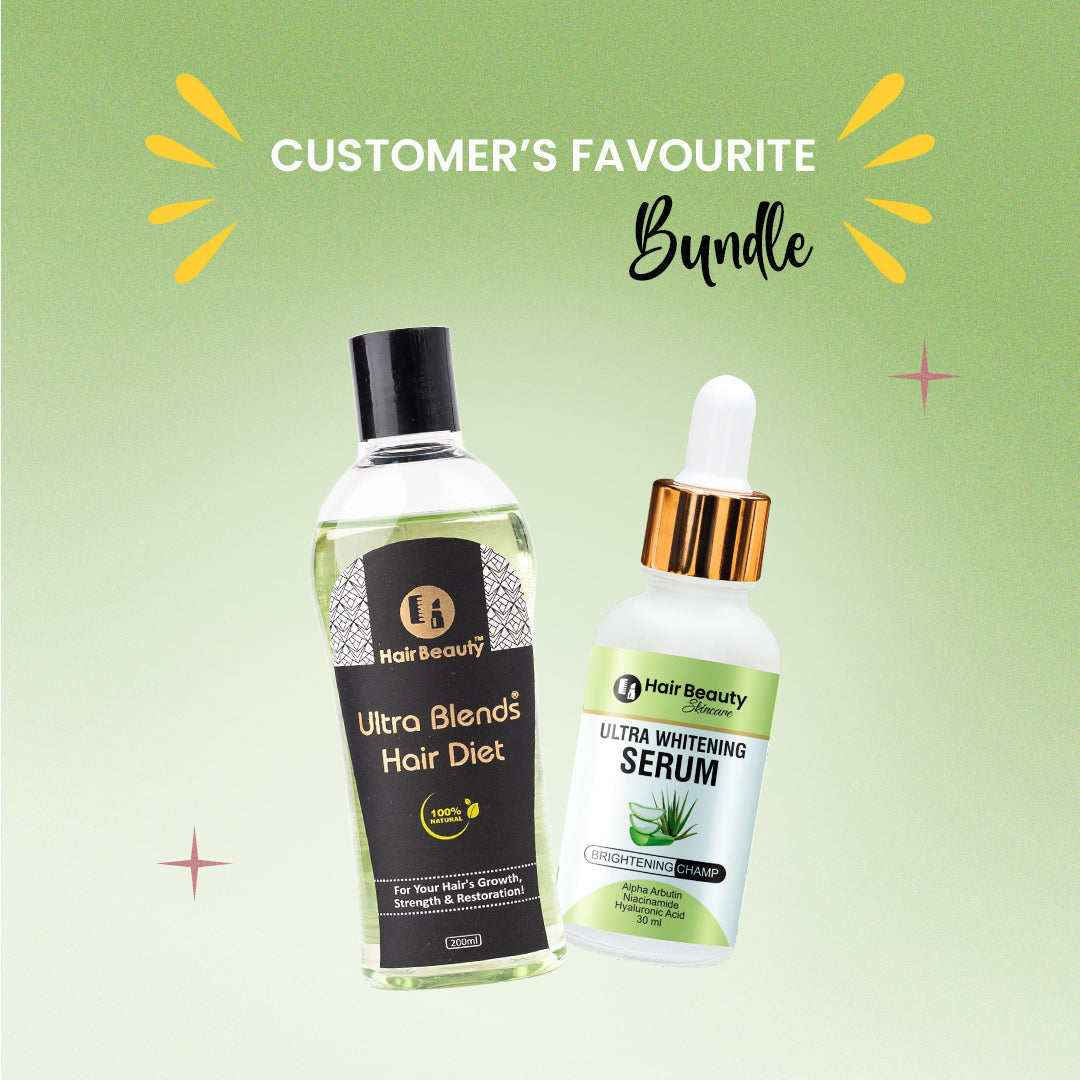 Customer's Favorite Bundle | Hair Diet + Whitening Serum